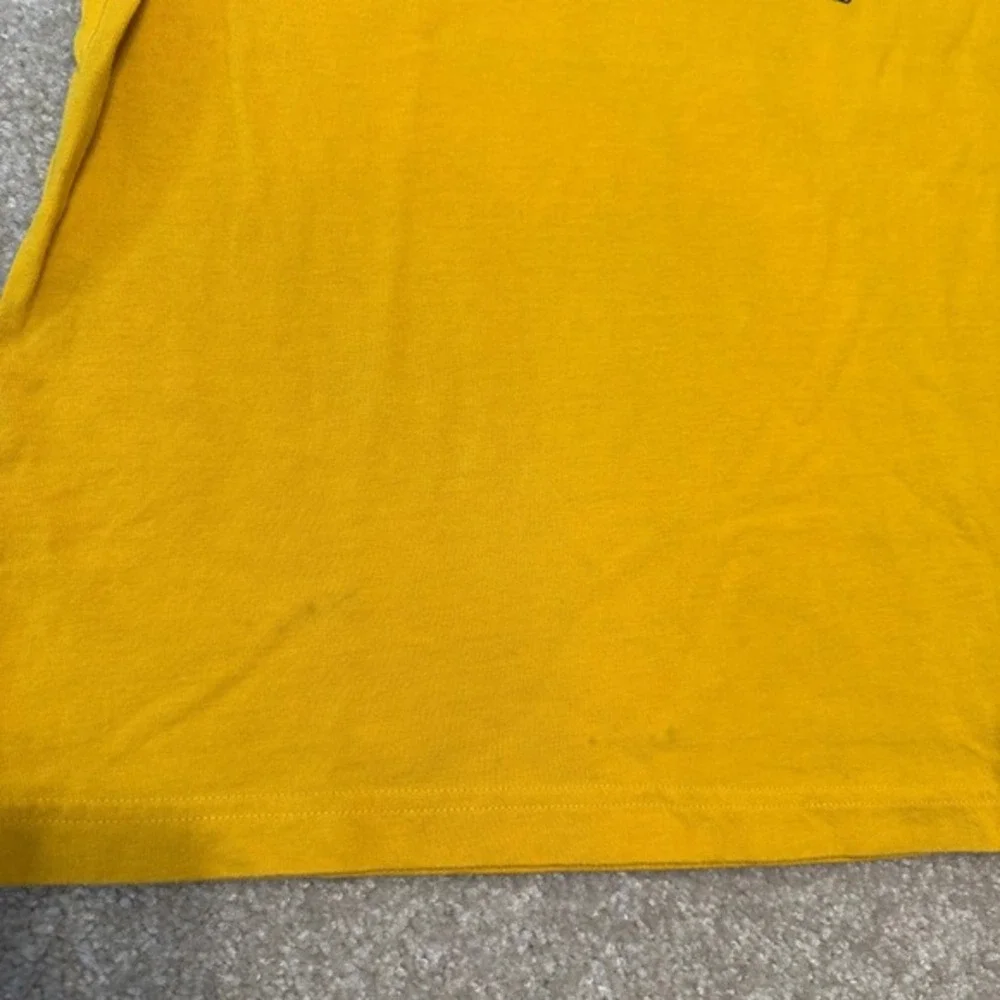 Kids Old Navy Yellow Long Sleeve‎ Motorcycle Graphic T Shirt Size L